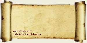 Tina Zorić vizit kartica